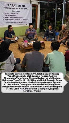 Asal Usul System RT/RW