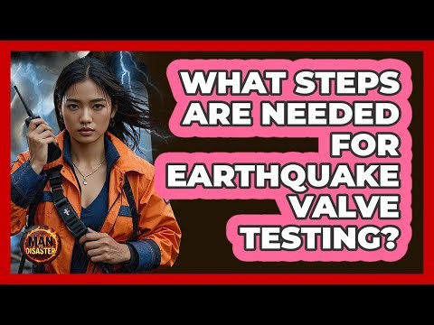What Steps Are Needed For Earthquake Valve Testing?