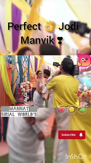 mannat BTS /mannat har khushi pane ki ❣️ #manvik #mannat