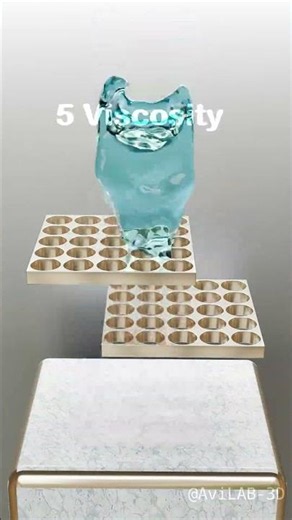 What Happens at Different Fluid Viscosity Levels? 🤯 Blender fluid simulation
