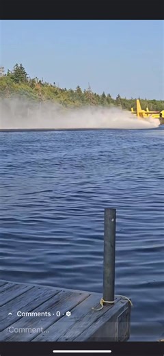 Water Bombers from Quebec helping battle the fire in Bayers Lake. Video courtesy Tammy Fader | JACK 92.9 Halifax