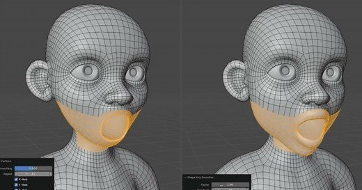 Create Perfectly Smooth Shape Keys In Blender With This Tool
