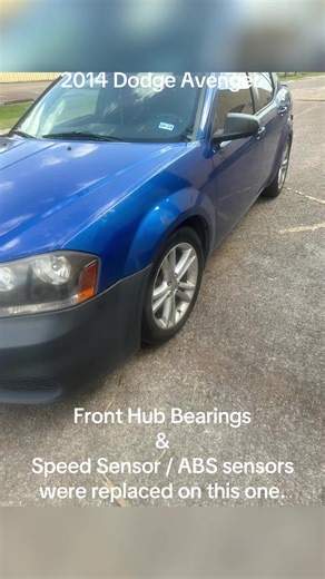 2014 Dodge Avenger Hub Bearings & ABS Sensor Replacement