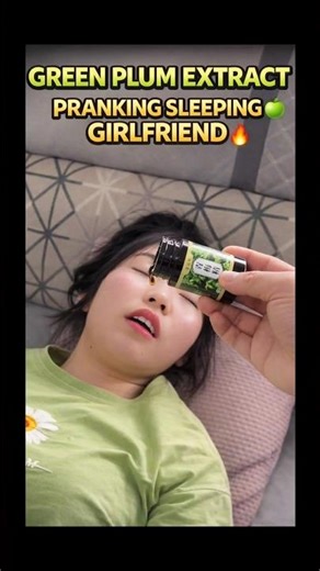 Unexpected Prank on Sleeping Girlfriend 😆 Must Watch#shorts