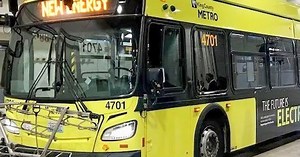 Metro’s battery-powered buses come in a new, shocking palette