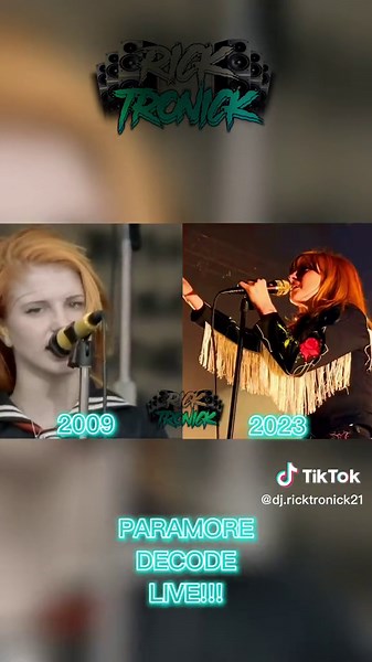 Paramore - Decode 2009 vs 2023 #paramore #decode #brandneweyes #decodelive #hayleywilliams #thisiswhy #fyp @Paramore