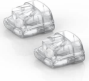 2 Packs Water Chamber for Airsense 11 Humidifier Only, Not Compatible with Airsense 10, New Version Cleanable HumidAir Water Tub for S11 Series, 340ml Humidifier Container Replacement CPAP Supplies