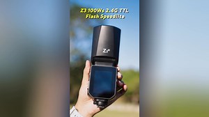 The Z3 Series TTL Round Head Flash offers 1/8000s HSS, 500 full-power pops, a 1.7s recycle time, and a color touchscreen, and comes in Z3-N (Nikon), Z3-C (Canon), Z3-S (Sony), and Z3-F (Fujifilm) | Neewer