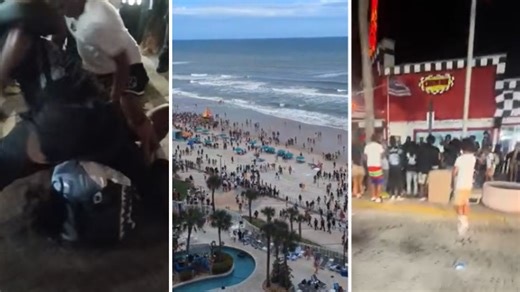 Spring break chaos in Daytona Beach: Crowd panic, street fights and officer shot
