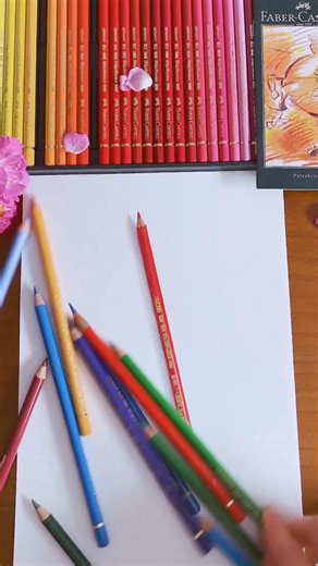 GUESS which pencils are the real Polychromos!​ Transform your drawings into lifelike works of art! Jing Shi shares how to capture intricate details using Polychromos Artists' Colour Pencils, known for their lightfastness and rich pigmentation. Perfect for artists aiming for realistic results. Part 4 coming soon =)​ #FaberCastell #Polychromos #Realism | Faber-Castell