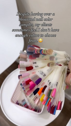 Despite having over a thousand nail color samples, my clients sometimes feel I don’t have enough colors to choose from.😩 #beautysalon #gelnails#pedicure #manicure #waxing #tintin#shellac#gelpolish #gelnailsdesign#smallbusiness #yxelocalbusiness#yxelocal#yxeliving#yxenails#yxebeauty#eyelash#selfcare #selflove#socialmedia#nailsandlashesbygam #nailtech #lashtech #eyelashextensions#tips#reels#share #lashtech #nailtech#followｍe #followyouback #supportsmallbusinesses | Nails & Lashes by Gam