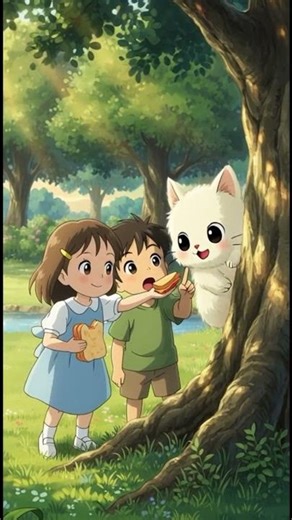 Peaceful Family Morning Cooking Together | Cozy Ghibli Style Kitchen Animation