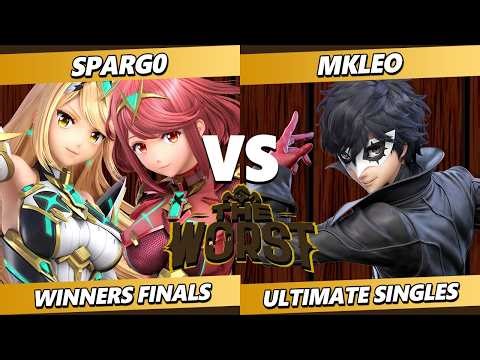 The Worst 15 WINNERS FINALS - Spargo (Pyra Mythra) Vs. MkLeo (Pyra Mythra, Joker) Smash Ultimate