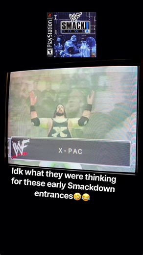 The first Smackdown Game🔥🔥 #wwe #smackdown #wrestling #ps1 #ps2 #playstation #gaming #wwfsmackdown