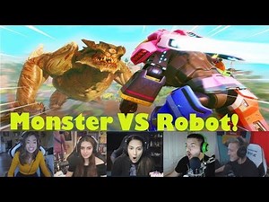 STREAMERS & Gamer Reacts to LIVE EVENT Monster VS Robot! Fortnite Season 9 Reactions