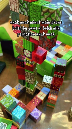 mainan minecraft magnet #magnet #minecraft