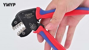 Open Barrel Terminal Wire Connector Cable Crimping Tool with 720PCS JST-XH Kit- 24-16 AWG (0.25-1.5mm²) Crimper for AMP-TE 2.8/4.0/4.8/6.3 JST-SM2.54/XH2.54/VH3.96 & Molex (DX-YM-58BS+720PCS)
