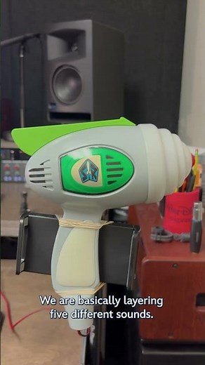 Who knew so many sounds were combined for the blasters on Buzz Lightyear’s Space Ranger Spin!