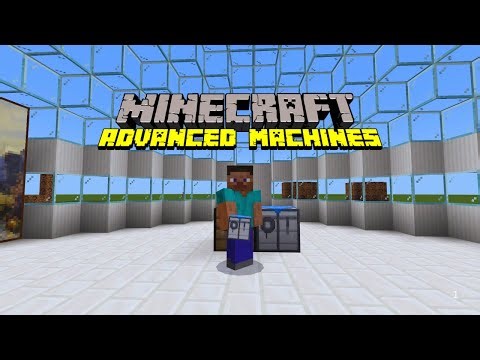 How to craft the Advance machine Crafting Table in Minecraft tutorial