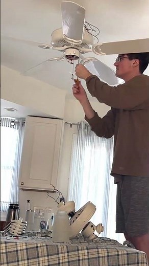 Replacing a Ceiling Fan TIME LAPSE