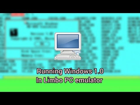 Running Windows 1.0 in Limbo PC emulator