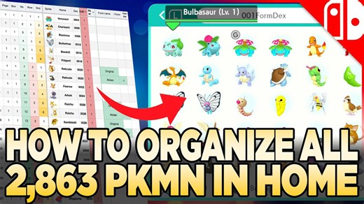 How to Organize Every Pokemon in Pokemon Home