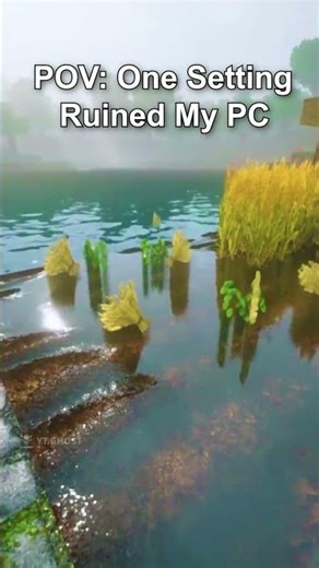 POV: Installed Realistic Graphics Mod in Minecraft💀🔥 #minecraft #shortsvideo