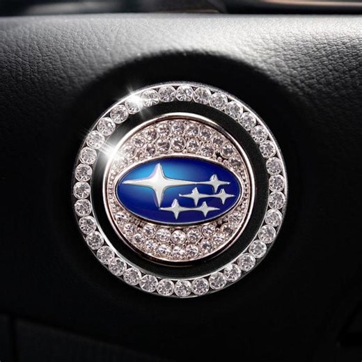 Subaru Push to Start Crystal Rhinestone Car Bling Ring Car Accessories for Women, Men - Etsy