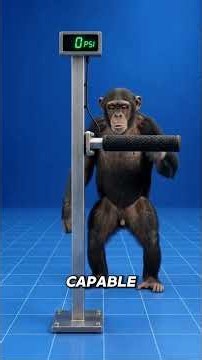 Which Primate Has the Most Dangerous Bite? 😳 | 1,300 PSI! #monkeys