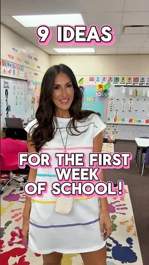 First week of school ideas! #backtoschool #teacherlife #elementaryschool #classroom