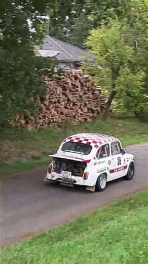 Fiat 600 Abarth Podbrdské setkání rally legend 2025 #fiat #abarth #rally #automobile #shorts