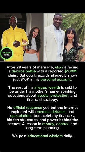 akon's 100 million dollar divorce strategy 🧠