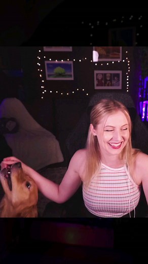 Mandy 🧡 on Instagram: "The best part of my stream is when Benji shows up ❤🐶 #gamer #streamer #gaming #cozy #girlgamer #positivity #comfy #twitchstreamer #twitch #twitchpartner #geek #dogsofinstagram"