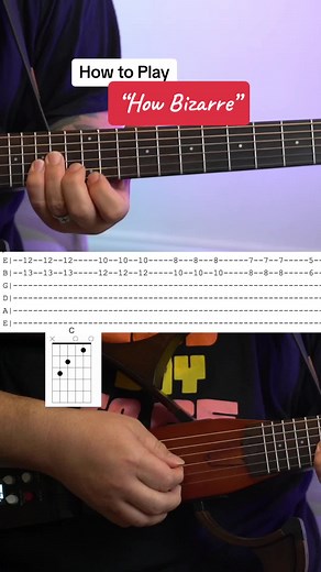 Learn to Play 'How Bizarre' on Guitar | OMC Tutorial