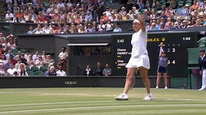 489K views · 10K reactions | Ons Jabeur makes everything look easy 朗.  Wimbledon | LIVE on 9Gem and Stan Sport. #9WWOS #Tennis #Wimbledon | Wide World of Sports | Facebook