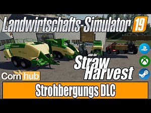 FS19 DLC Review - FS19 Straw Harvest Addon - FS19 Addon