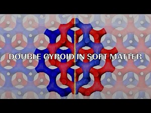 Double Gyroid in Soft Matter
