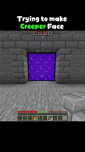 Minecraft Creeper face moment #alightmotion