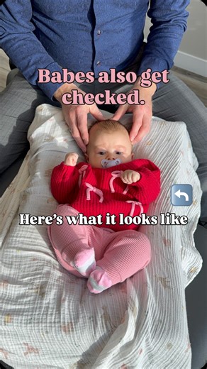 Little spines, big love 💕🍑 Our baby check-ups are as gentle as feeling if a peach is ready—soft, safe, and full of care ✨ #BabyChiropractic #GentleTouch #HealthyBabies #WellnessForKids #TinySpinesBigCare | Holroyd Family Chiropractic Inc.