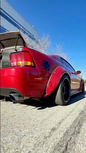 03 SVT Cobra Terminator Widebody on E85 Rolling Through Cars & Coffee 🔥 Supercharged Monster