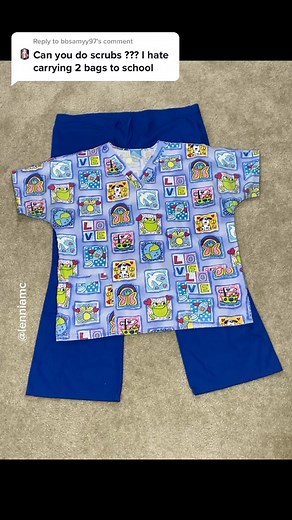 Reply to @bbsamyy97 Folding scrubs tutorial #helthcareworkers #foldingclothes #organizationhacks