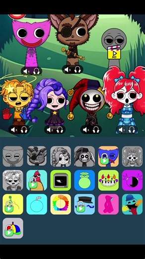 Clown hagi wagi sprunki in the game👽#cartoon #sprunki #incredibox #gameplay #shorts