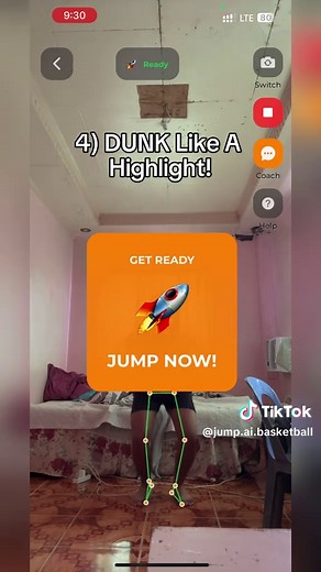 Jump like you are on an ESPN highlight reel! Measure your vertical jump using just your phone! Jump Higher,Faster. Introducing Jump AI, the ultimate jumping companion for atheletes of all levels. Jump AI uses AI to instantly analyze your jumping technique and vertical jump height to provide personalized recommendations to help you jump higher, faster. #dunk #spike #jumptraining #highlightreel