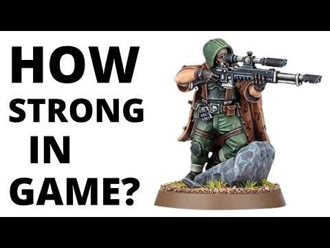 Guard Spectre Squad Rules Reviewed - How Strong is the Cadian Recon Squad in Game?