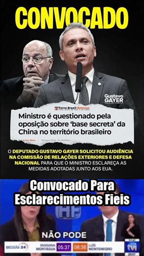 Ministro é convocado para esclarecer base secreta da China no Brasil! 🇧🇷