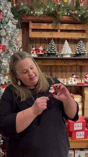 Santa Light Up Pin from The Vermont Country Store