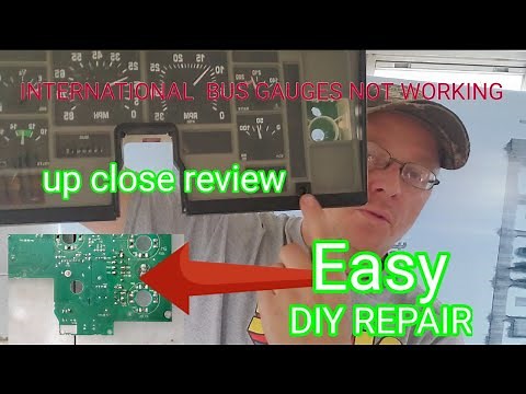 How to Fix International Dash Cluster. Gauges not working or intermittent. a closer look.