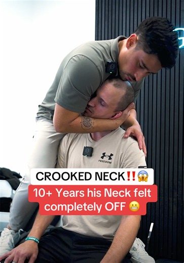 Neck Tension Relief: First Chiropractic Adjustment for Crooked Neck