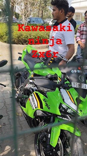 Kawasaki ninja Zx6r with sc project #shortfeed #viralshorts #kawasaki #scproject