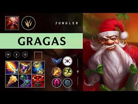 Gragas Jungle vs Xin Zhao - KR Diamond Patch 26.03